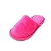 Qianle Men And Women Solid Candy Color Soft Super Indoor Winter Warm Slippers