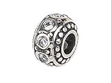 Zable(tm) Sterling Silver Crystal Birthstone April Bead / Charm