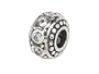 Zable(tm) Sterling Silver Crystal Birthstone April Bead / Charm