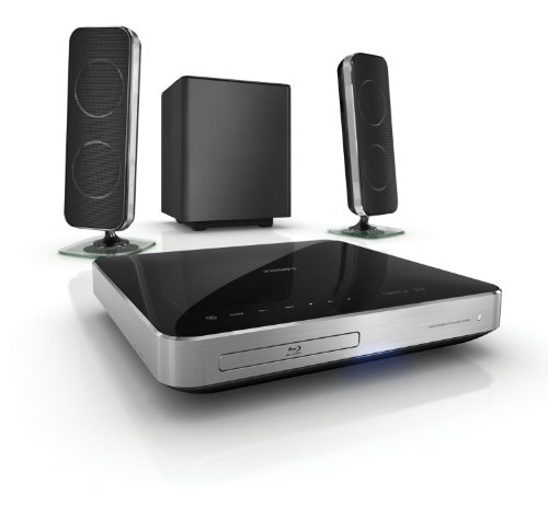Philips HTS7200 2.1 Blu-Ray Heimkino-System (USB 2.0, 440 Watt, DivX-Ultra, MKV, BD-Live) schwarz