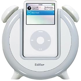 Edifier - iF200 - Reveil Matin pour iPod - Blanc