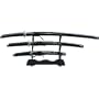 Whetstone Cutlery Dragon Samurai Sword Set, Black