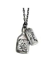 Jewelry: Pennyroyal Studio Sterling Silver Poison Bottle "Drink Me" Pendant Necklace - Pennyroyal Studio