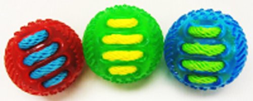See Multi Pet TPR Ball with Laces Assorted Colors and Styles