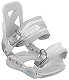 Lamar MX100 08 Youth Hard Snowboard Bindings - White