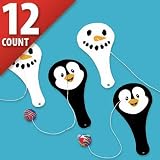 Christmas Paddle Balls (12 count)