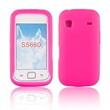 WalkNTalkOnline - Samsung S5660 Galaxy Gio Pink Hydro Silicone Protective C ....