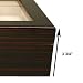 10 Watch Box Ebony Finish Large Compartments High Clearance Glass Top 10 Watch Box Ebony Finish Large Compartments High Clearance Glass Top