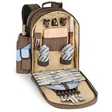 Avalon Deluxe Picnic Backpack w/svc for 2