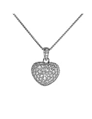 CleverEves 18Kt White Gold Pendant Heart