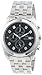 Caravelle by Bulova Men's 43D006 Diamond Accented Black Dial Watch