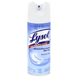 Lysol Disinfectant Spray, Crisp Linen, 12.50 Ounce