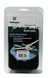 Wellington 1/2-by-25-Foot Double Braided Nylon Dock Line, Black