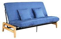 Serta Willow Full Futon Mattress, Denim