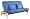 Serta Willow Full Futon Mattress, Denim