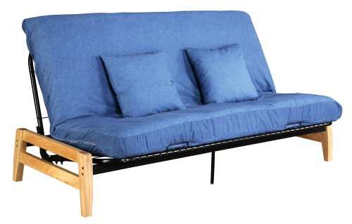Serta Willow Full Futon Mattress, Denim