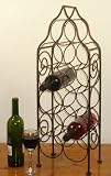 11 Bottle Wrought iron effect wine rack