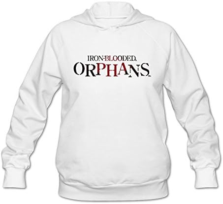 Shaningway Women's Mobile Suit Gundam Iron Blooded Orphans Hoodies White