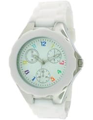 FMD Jellybean White Rubber Womens Watch ZRT21001