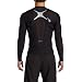 41lLsdrRBwL. AA75  adidas Mens TECHFIT PowerWEB Long Sleeve Tee (Black, Light Onix, Medium)