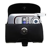 Horizontal Leather Case with Belt Clip/Loop for the Samsung SGH-P730