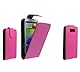 FOR HTC SENSATION XL G21 STYLISH SMOOTH PINK LEATHER FLIP CASE COVER POUCH