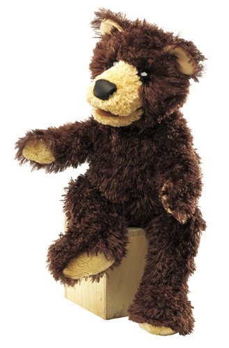 Childrens Toyshop  Toys : Folkmanis Teddy Bear Puppet