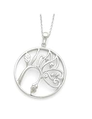 Sterling Silver Antiqued Never Ever Give Up 18in Necklace