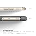 iPhone 6 Case, elago® [Glide][Dark Grey/Cream Yellow] - [Mix and Match][Premium Armor][True Fit] – for iPhone 6 Only