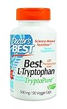 Doctor's Best Best L-tryptophan (500 mg) Featuring Tryptopure, Vegetable Capsules, 90-Count