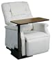 Drive Medical Deluxe Seat Lift Chair Overbed Table, Walnut Right Side Table