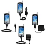Road Warrior Kit for the Samsung SCH-i730 includes a Car  Wall Charger AND USB cable AND Battery Extender - Gomadic Brand w/ TipExchange Technology