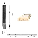Makita 733128-5A 1/4-Inch Combination Flush & 10_ Solid Carbide Bevel