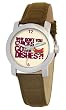 South Park Men's D1561S027 Eurus Collection Cartman Brown Leather Watch