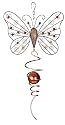 Red Carpet Studios Rustic Element Cyclone Hanging Yard Art, 20-Inch Long, Butterfly