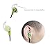 Doopro (TM) Comfortable Bluetooth Headphone for Adults & Children outdoor Sports Sweatproof ear buds with Selfie Shutter for Camera and mic for phones (Green)