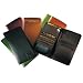 Black Andrew Philips Venetian Leather Airline Ticket/Passport Case