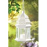 Large White Moroccan Lantern
