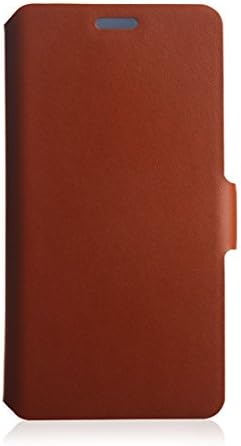 Doormoon Mobile Cell Phone Genuine Leather Case for Lenovo S850 Color Brown