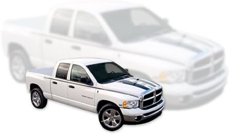 2003 2004 2005 2006 2007 2008 2009 Dodge Ram 1500 HEMI Truck Decals &amp; Stripes Kit - SILVER