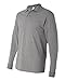 Jerzees Spotshield Adult Long Sleeve Jersey Sport Shirt (Oxford) (L)