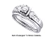 Stunning 2 Pc. Solid 14K. Gold 1.00 CTW. Genuine Diamond Bridal Set SI Quality