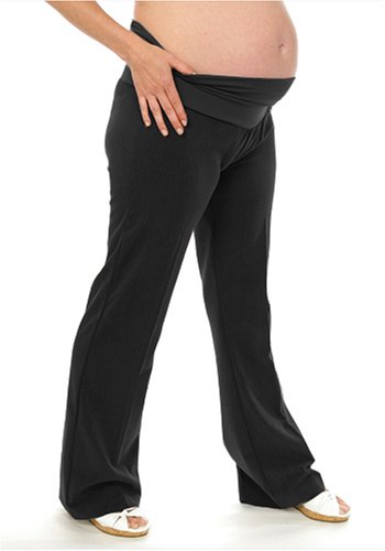 Women's Lauren Kiyomi Black Trousers (Maternity) - More Colors Available, S, Black