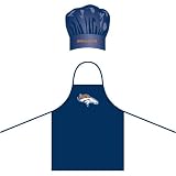Denver Broncos NFL Barbeque Apron and Chef's Hat