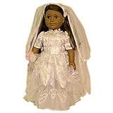 Doll Clothes for American Girl 18 Inch Dolls, Wedding or Communion Dress Complete Outfit