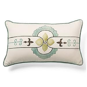 Handpainted Royal Outdoor Lumbar Pillow - Frontgate