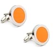 Orange Dot Cufflinks