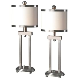 Uttermost Cyndel Set of Two Accent Lamps by Uttermost