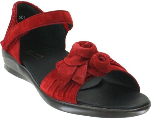 Ziera Women's Dimity Red Suede Size 41 Wide