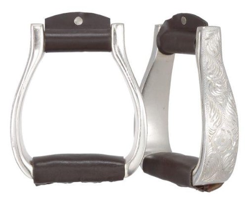 Royal King Aluminum Engraved Show Stirrup